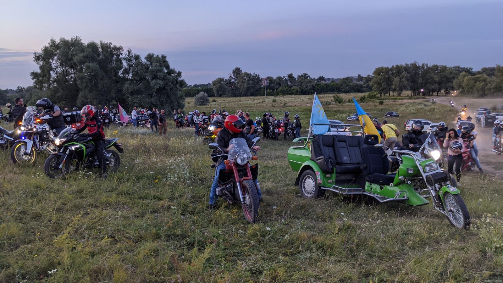 "Мотопробег Единства" прибыл в Харьковскую область