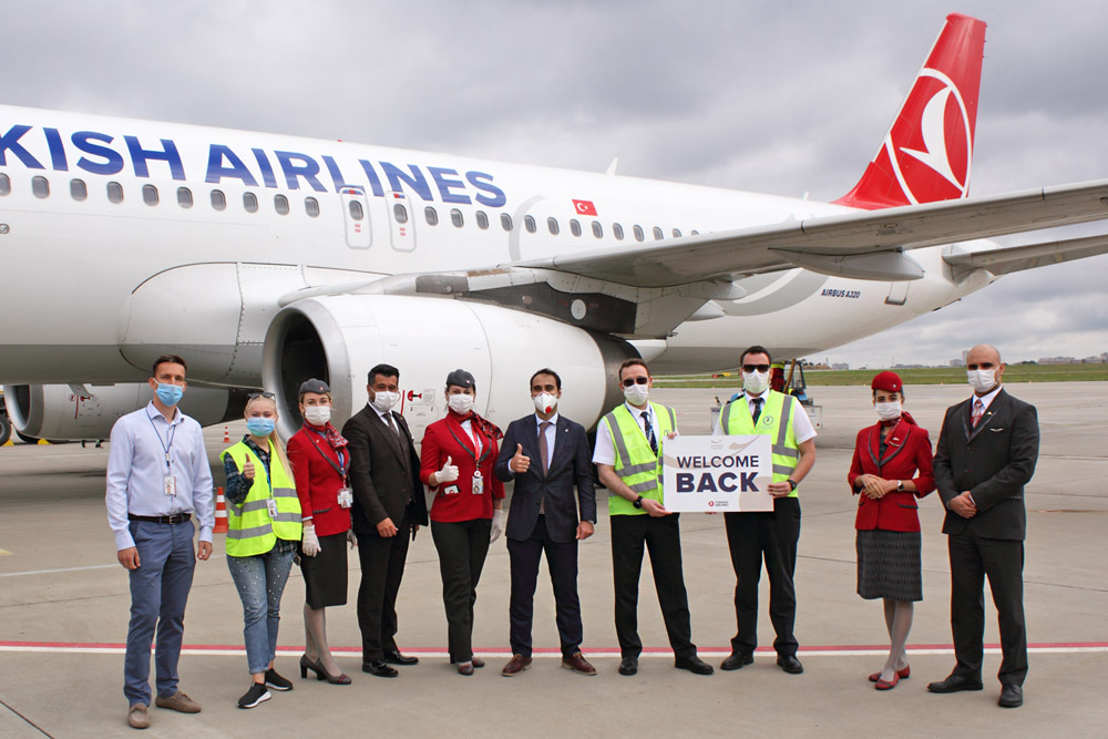 Turkish Airlines возобновила полеты из Стамбула в Харьков