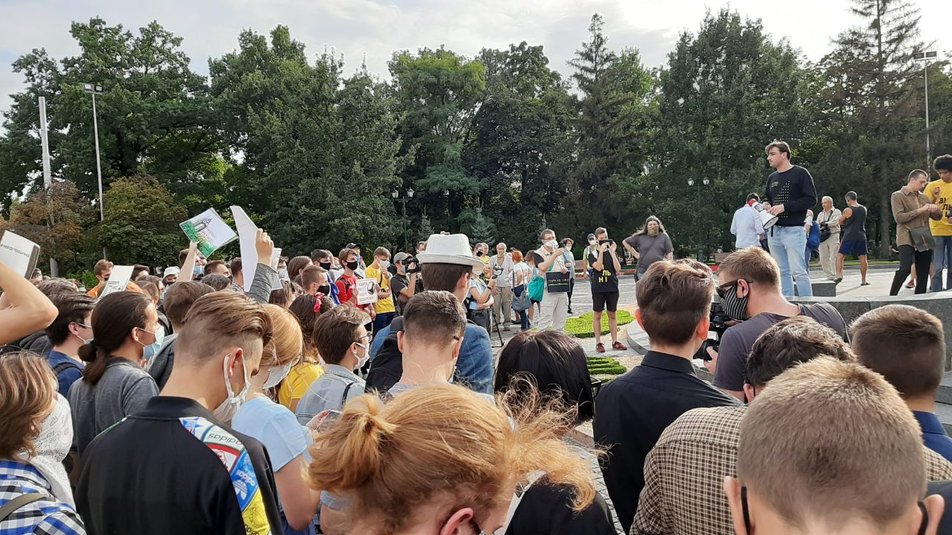 В центре Харькова прошла акция протеста