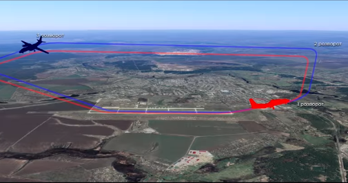 Крушение Ан-26: опубликована визуализация воздушного движения на аэродроме