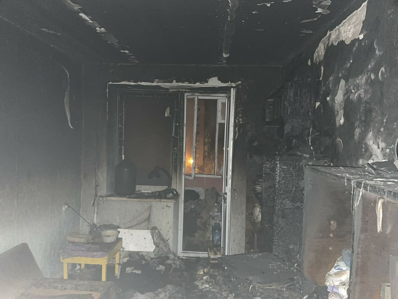 В Харькове в огне погибла женщина
