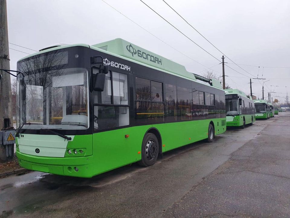 Харьков получил новые троллейбусы