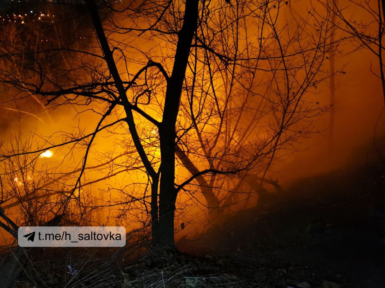 На Шевченко - крупный пожар (фото, видео)