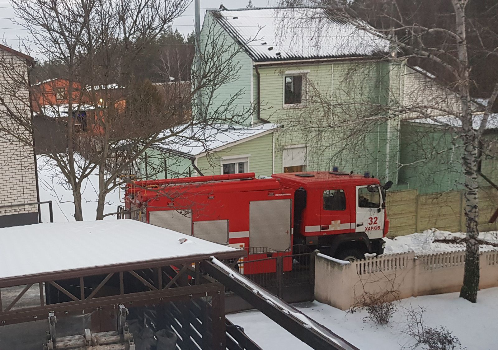 В Малой Даниловке горела баня