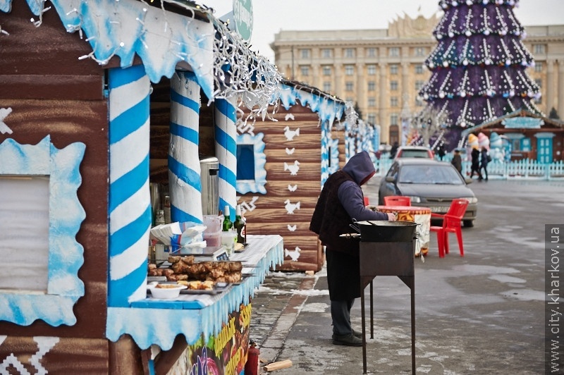 В Харькове закрылась новогодняя ярмарка (видео)