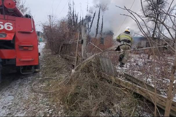 В Новой Водолаге – пожар в частном доме