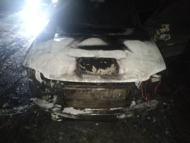 пожар, автомобили, горели машины