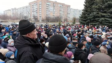 В Первомайском - очередной митинг против тарифов. Мэр выразил солидарность с протестующими