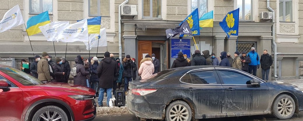 В центре Харькова - митинг из-за "кровавого мясника"