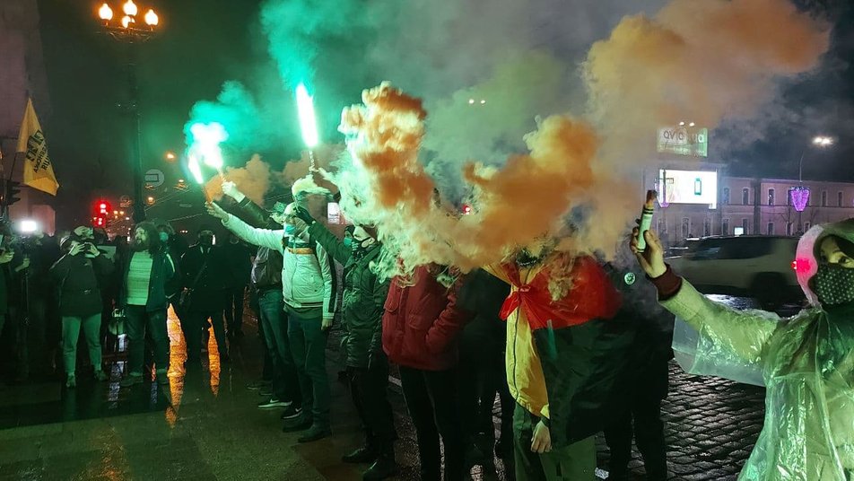 В центре Харькова прошел митинг (фото)