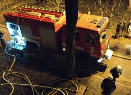 В Харькове – пожар, загорелась квартира в жилом доме (фото)