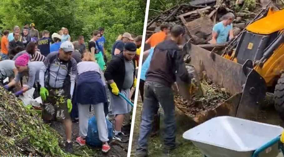 Харьковчане третью субботу подряд расчищают Уды