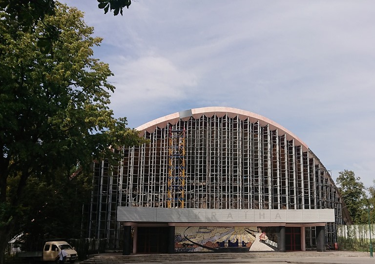 Реконструкция ККЗ "Украина" подходит к концу. Зал обещают открыть этим летом