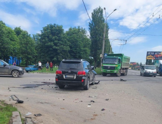 На Ландау – авария, пострадали два человека