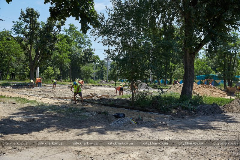 В Харькове делают зону отдыха возле озера