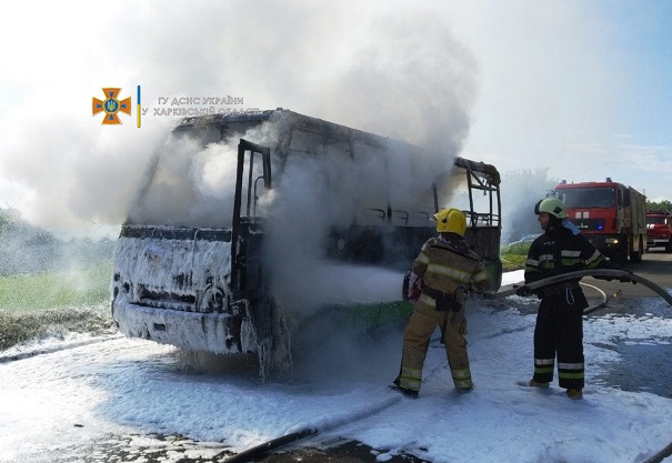 В маршрутке были люди: появились подробности пожара в поселке Жуковского