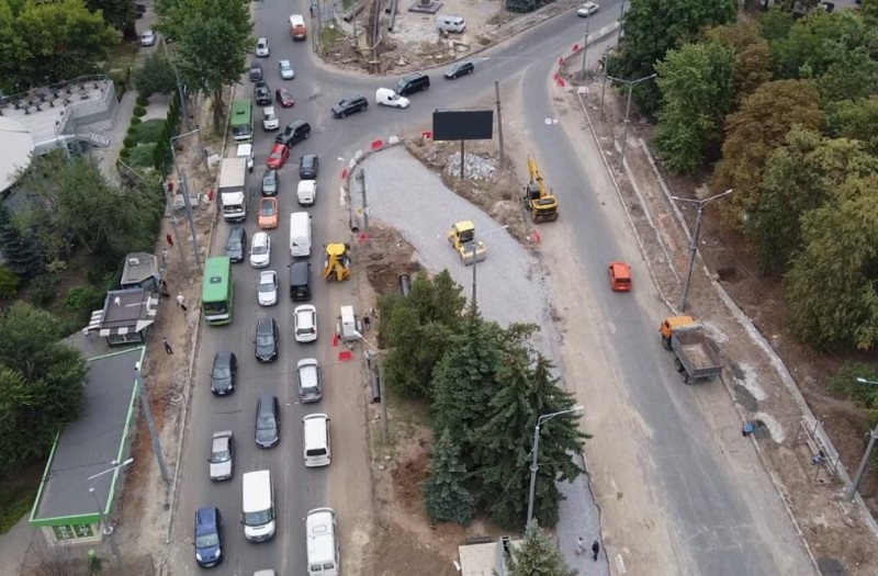 Как идет реконструкция развязки на Белгородском шоссе (видео)
