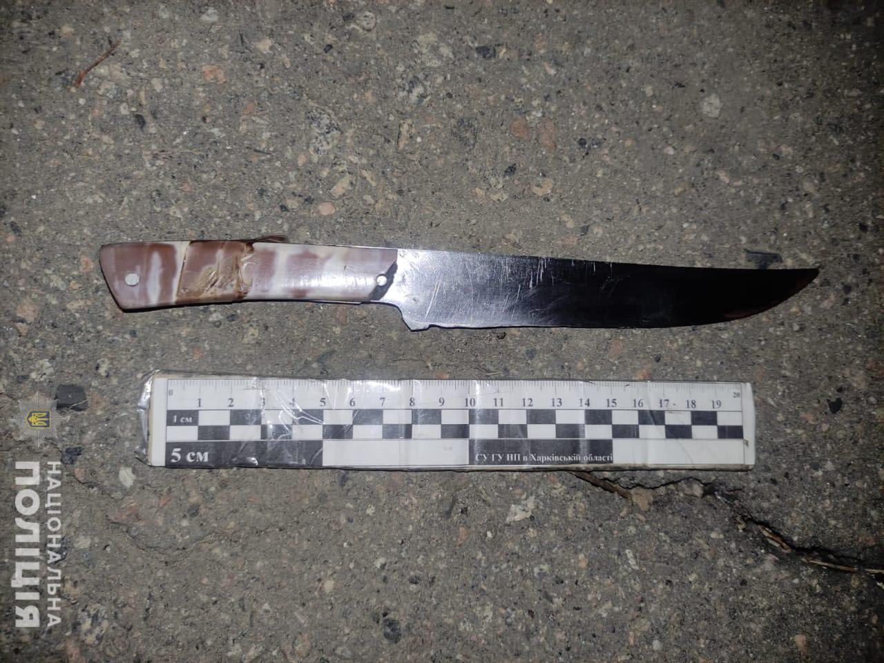 Жительница Богодухова ударила мужчину ножом в спину