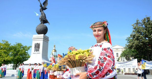 Харьковские курсанты на параде и концерт на площади Свободы. Харьков празднует День Независимости Украины