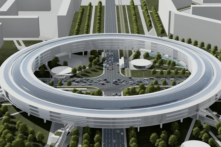 Кольцо над дорогой: на Салтовке предлагают построить огромный пешеходный мост