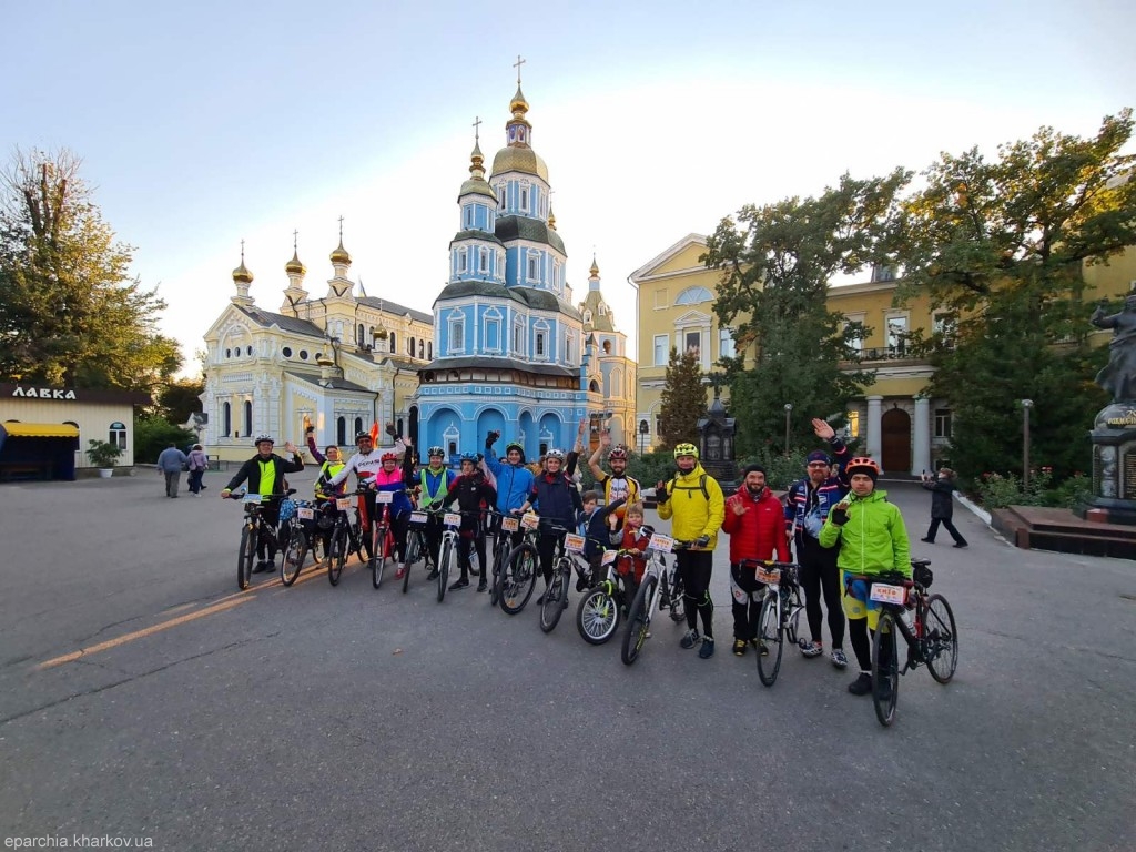 В Харьков приехали велопаломники