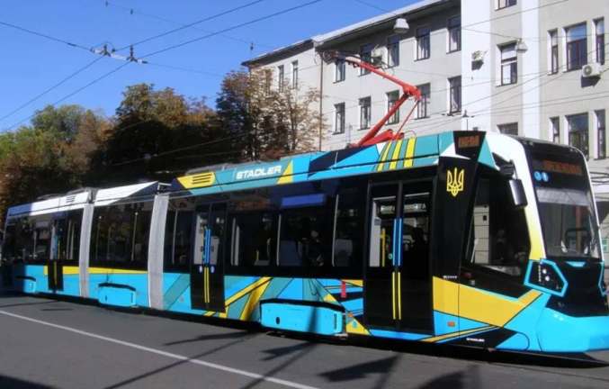 В Харькове на маршрут выйдет новый швейцарский трамвай