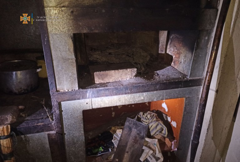 Под Харьковом загорелся частный дом