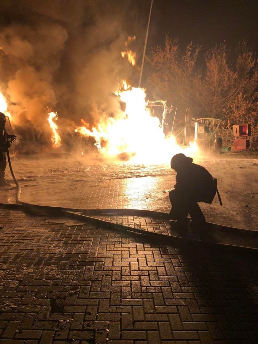 факел, взрыв азс, взрыв заправка