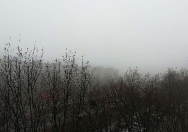 Харьков окутал туман (фото)