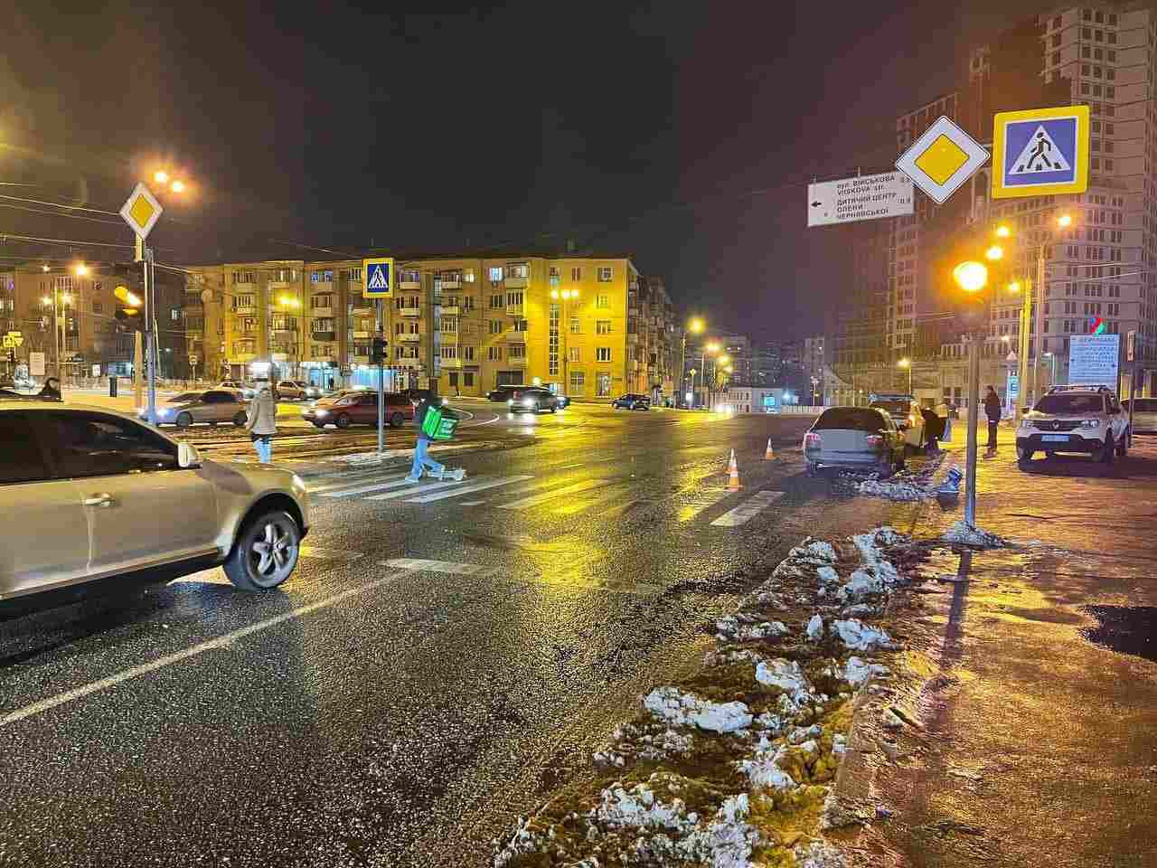 В Харькове опять сбили человека на переходе (фото)