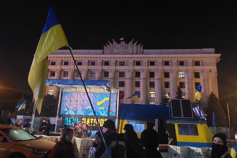 В центре Харькова прошел концерт в память о погибших в теракте