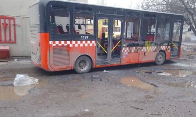 Обстрел в "Салтовском депо": сгорели новые автобусы Karsan