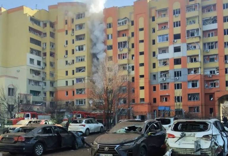 В Харькове опять обстреляли жилые дома, есть пострадавшие