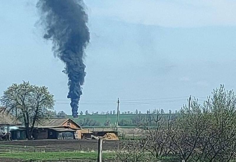 В Харьковской области сбит российский истребитель-бомбардировщик (видео)