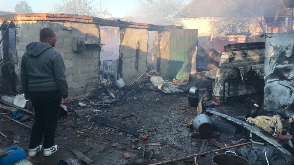 Село в Харьковской области обстреляно с вертолетов