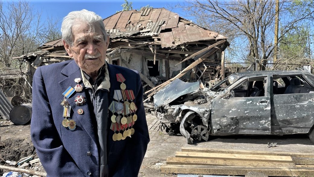 Оккупанты уничтожили дом ветерана Второй мировой войны в Харьковской области