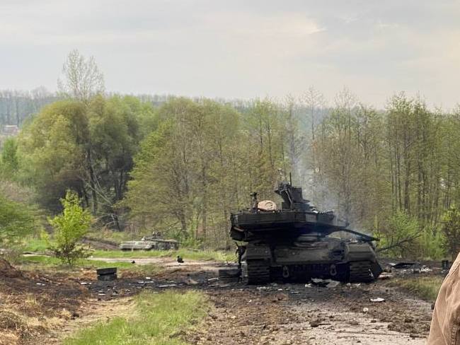 В Сети показали уничтожение новейшего российского танка