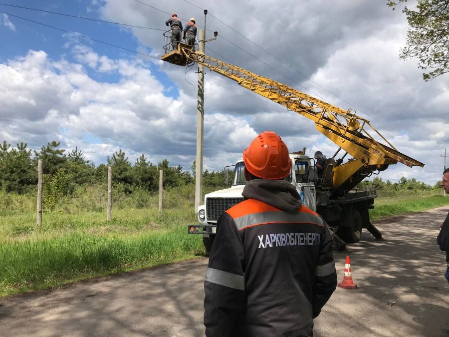 В пригороде Харькова появился свет