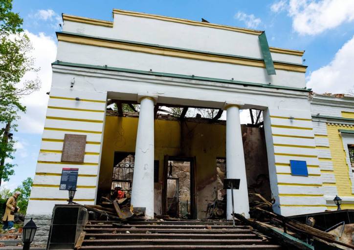 Как выглядит Национальный музей Сковороды после ракетного удара: фото