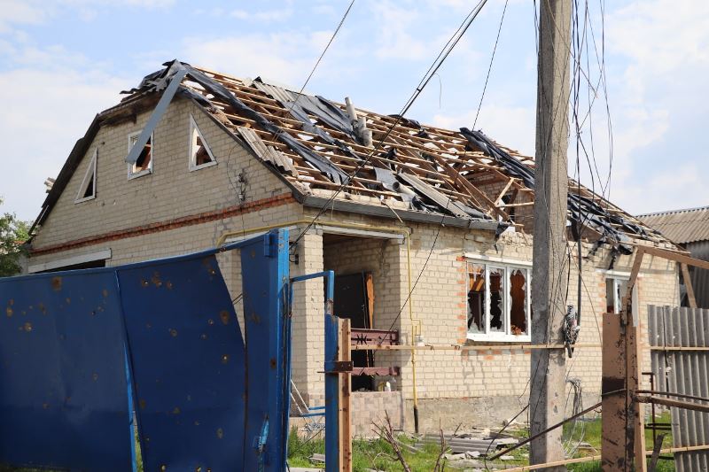 Два села в Харьковской области полностью разрушены обстрелами