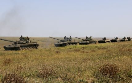 В оккупированной Боровой войска РФ устроили полигон для военных тренировок