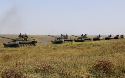 В оккупированной Боровой войска РФ устроили полигон для военных тренировок