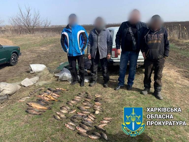 Под Харьковом браконьер наловил рыбы на 200 тысяч