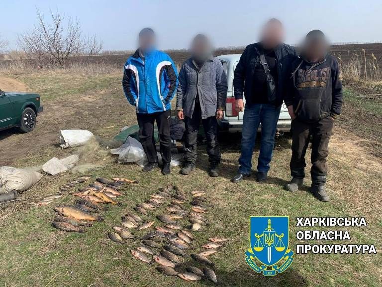 Под Харьковом браконьер наловил рыбы на 200 тысяч