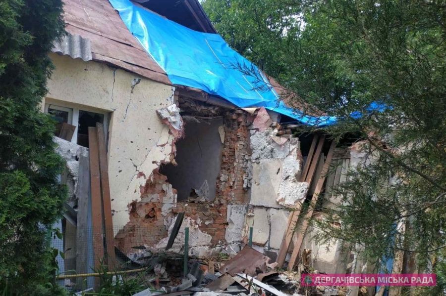 Дергачевский район обстреляли из танков и минометов
