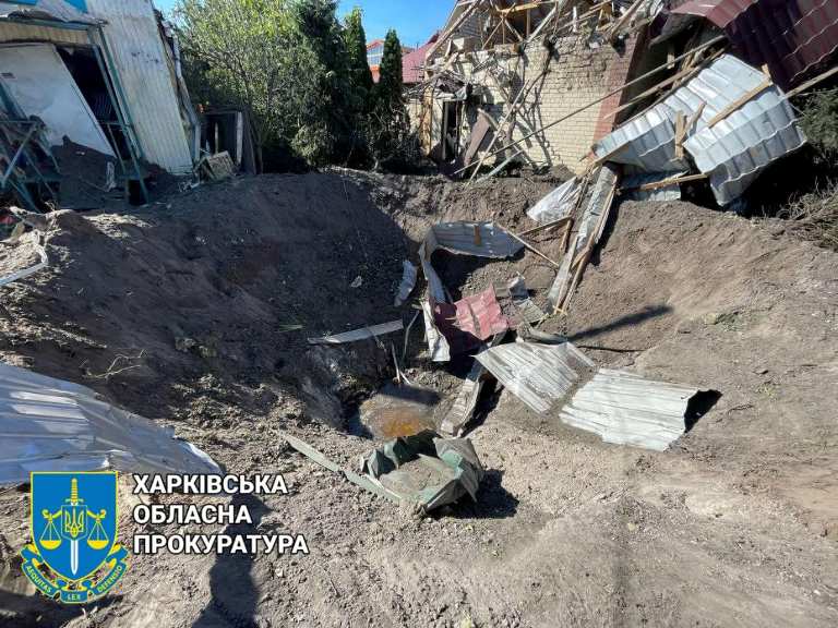 Ночью в Харькове российскими ракетами разрушены дома, детсад и кафе