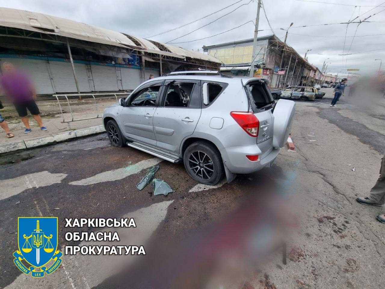 Войска РФ специально целились в крупный рынок - полиция о сегодняшнем обстреле Харькова