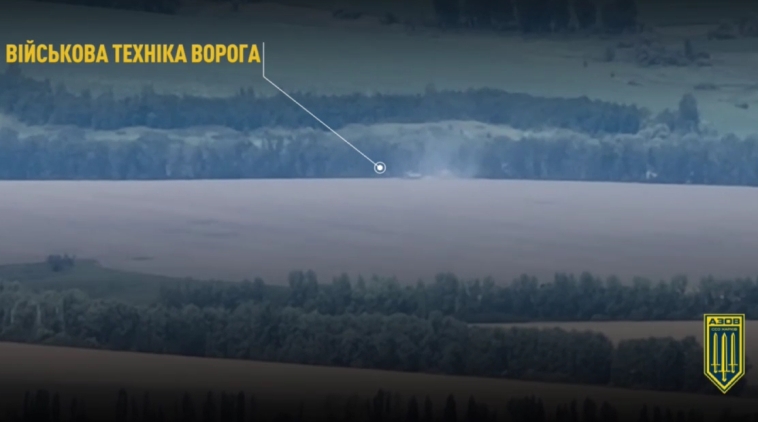 Минус 7 грузовиков: на оккупированной территории Харьковской области уничтожена российская военная техника (видео)