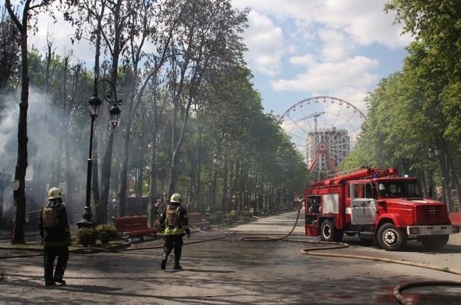 Збитки від обстрілу парку Горького у Харкові оцінено у три мільярди