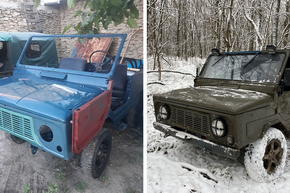 Харків'яни зробили зі старої радянської машини "невидимий" для тепловізора електромобіль